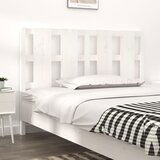 Maison Chic posteljno vzglavje - vzglavna omarica - nočna omarica belo 145,5x4x100 cm trdna borovina, (21706121) | Shoptok.si