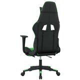  Masažni gaming stol z oporo za noge črno in zeleno umetno usnje, (21152267) | Shoptok.si