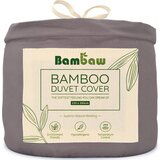 Bambaw prevleka za odejo iz bambusa 135 x 200 cm - dark grey | Shoptok.si