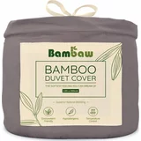 Bambaw prevleka za odejo iz bambusa 135 x 200 cm - dark grey