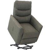 Modern Living tv-fotelj bishop, zelena, videz usnja, relax funkcija | Shoptok.si