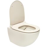 Vitra 7848-020-6147 Sento SmoothFlush viseča brezrobna WC školjka siva z WC desko s počasnim zapiranjem | Shoptok.si