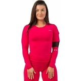 NEBBIA Long Sleeve Smart Pocket Sporty Top Pink XS