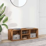  Klupa za spremanje obuće boja staro drvo 105x35x35 cm drvene | shoptok.hr