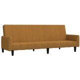 Maison Chic kavč - Sofa - Kanape dvosed z ležiščem rjav žamet, (21726877) Cene