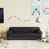 vidaXL Dječja fotelja crna 90x53x30 cm od Umjetna koža Cijene