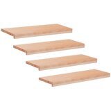 Step treads 4 kom. 80 x 25 x 2 cm Prirodna Čvrsto drvo bukve | shoptok.hr