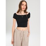 Sinsay Crop top s kratkim rukavima | shoptok.hr