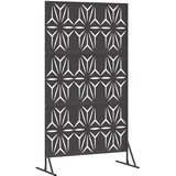  Zaslon za privatnost 100 x 50 x 180 cm Čelik Crna | shoptok.hr