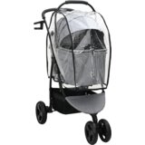vidaXL Sklopiva kolica za kućne ljubimce Siva 78 x 54 x 101 cm | shoptok.hr