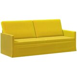  Set sofe 2 pcs Žuta Baršun - Žuta 1-sjedalni + 3-sjedalni (180 cm) | shoptok.hr