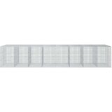  Gabion s žicom debljine 3,5 mm i mrežom 5x5 cm 800x100x150 cm | shoptok.hr