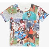 Haddad majica za dečake JDB MJ BROOKLYN COLLAGE AOP SS 85D265-782