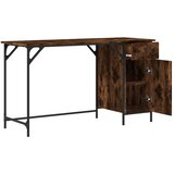  Stol za računalo boja dimljenog hrasta 131 x 48 x 75 cm drveni | Eponuda.com