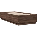  Okvir za krevet s LED svjetlima boja hrasta 90 x 200 cm drveni | Eponuda.ba