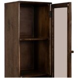 Ixia Rjava vitrina iz masivnega manga 40x180x40 cm Ravi – | Shoptok.si