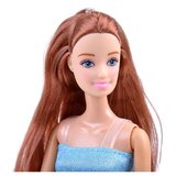 Anlily lutka s dugom kosom u plavoj haljini | shoptok.hr