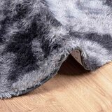 vidaXL Čupavi tepih s visokim vlaknima tamnosiva 300x200 cm poliester | shoptok.hr