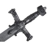 Plastični viteški mač za igru 80cm x 18cm x 3cm - crni | shoptok.hr