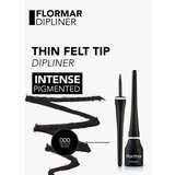 Flormar Dipliner dugotrajni tekući tuš za oči nijansa Black 3,5 ml | shoptok.hr