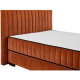 MID.YOU POSTELJA Z VZMETNICO 140 cm x 200 cm , tekstil, leseni material barve konjaka | Shoptok.si