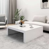  Stolić za kavu bijeli 100 x 100 x 35 cm od iverice | shoptok.hr