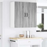 vidaXL Zidni kuhinjski ormarić s policom Siva Sonoma 80 x 31 x 80 cm | shoptok.hr