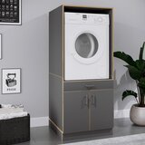 MID.YOU OMARICA ZA PRALNI STROJ antracit, medeni hrast | Shoptok.si