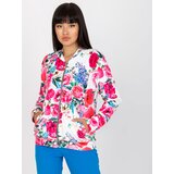 RUE PARIS Sweatshirt-RV-BL-8116.86P-white-pink | Shoptok.si