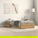  Okvir kreveta Artisan hrast 90x190 cm konstruirano drvo | shoptok.hr