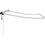  Ručni okvir tende s LED-ima Bijeli 3 x 2 5 m Aluminij - Bijeli 3 x 2 5 m | shoptok.hr
