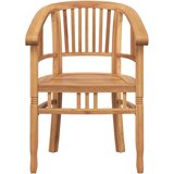  Vrtne stolice 2 pcs Smeđa 63 x 58 x 89 cm Masivna tikovina | shoptok.hr