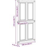  Vrata Corona Bela 100 x 210 cm Konstruiran les, (5000113466) | Shoptok.si