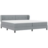  Krevet s opruga kutije Svjetlosiva 200 x 200 cm tkanina | shoptok.hr