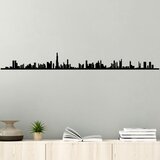 Wallity Zidna dekoracija Dubai Skyline, 120x13 cm, 1.5 mm, Crna | ePonuda.com