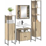  Set namještaja za kupaonicu 4 kom. Sonoma hrast | shoptok.hr
