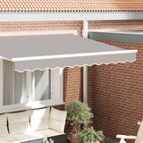 vidaXL Tenda za okvir 2,5 m Svetlo siva 2,3x0,2 m Cene