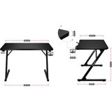 Huzaro Hero 1.8 Crni Gaming sto | ePonuda.com
