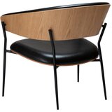 DAN-FORM Denmark Crna fotelja od imitacije kože Crib – | shoptok.hr