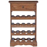  Stojalo za vino 55 x 23 x 85 cm Masivni mahagonijev les, (5000217250) | Shoptok.si