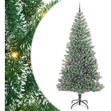  Umjetno Božićno Drvo s Snježnim Flokom i LED Svjetlom 240 cm | shoptok.hr