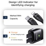 Yesido podatkovni kabel (CA87) - Type-C na Type-C i Lightning 100 W 480 Mbps 140 cm - crni | shoptok.hr