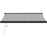 vidaXL Zložljiva tenda antracit in bela 3,5x2,5 m tkanina in aluminij, (21254288) | Shoptok.si