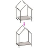  Stalak za drva crni 40x25x60 cm hladno valjani čelik | shoptok.hr