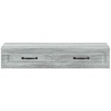 Stolna montirana na zid Siva sonoma 87 5 x 34 5 x 17 cm | shoptok.hr