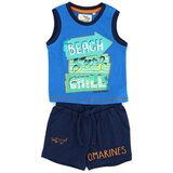 Original Marines 2 komplet AZP0401NM_17-4245TCX F modra 3-6 MONTHS | Shoptok.si