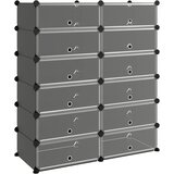  Stalak za cipele crni 94,5 x 36,5 x 106 cm PP | shoptok.hr