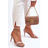 Kesi Shiny sandals on the toe rose gold Gedna Cene