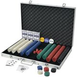  Set za Poker s 1000 Žetona Aluminijum | shoptok.hr