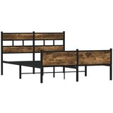  Posteljni okvir brez vzmetnice hrast 150x200 cm inženirski les, (21610641) | Shoptok.si